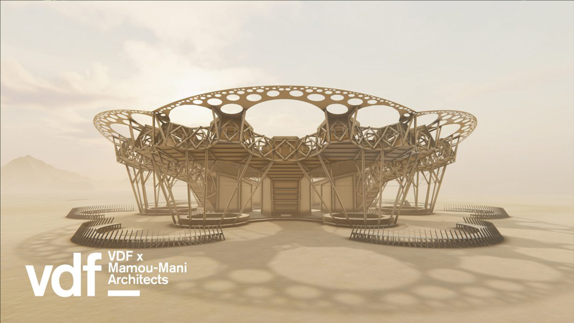 virtual-reality tour of Arthur Mamou-Mani's Catharsis amphitheatre