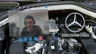 Photo of Mercedes Benz lleva las HoloLens 2 al taller mecánico