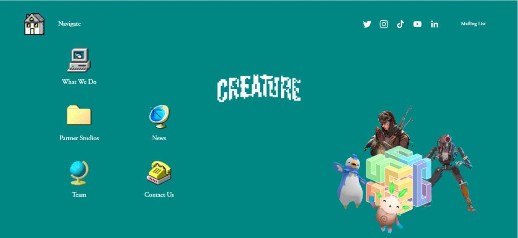 Creature Website