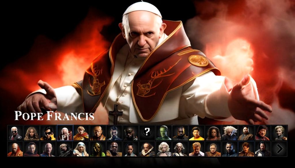 Celebrity Fighter-Pope Francis